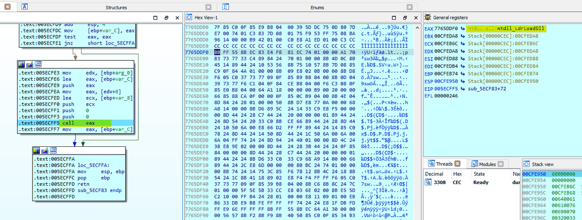 Decrypting API names